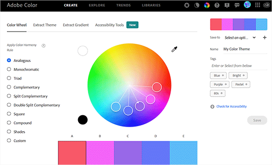 如何为您的 WordPress 网站选择完美的配色方案 adobe-color-cc20251114_ -3 如何为您的 WordPress 网站选择完美的配色方案 adobe-color-cc20251114_ -3