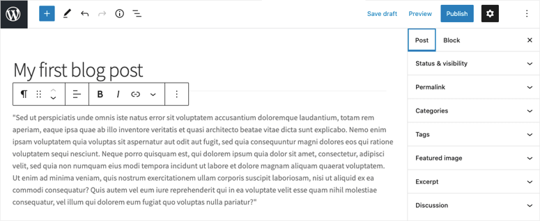 如何从 Wix 切换到 WordPress(分步指南) block-editor-in-wordpress20251123_ -13 如何从 Wix 切换到 WordPress(分步指南) block-editor-in-wordpress20251123_ -13