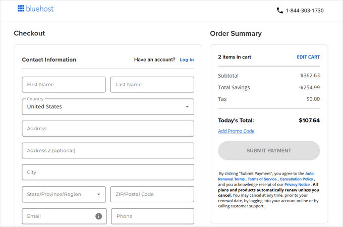 如何正确地从 Wix 切换到 WordPress(分步指南) bluehost-account-details20251108_ -5 如何正确地从 Wix 切换到 WordPress(分步指南) bluehost-account-details20251108_ -5