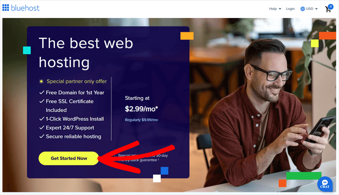如何正确地从 Wix 切换到 WordPress(分步指南) bluehost-get-started-now20251108_ -2 如何正确地从 Wix 切换到 WordPress(分步指南) bluehost-get-started-now20251108_ -2