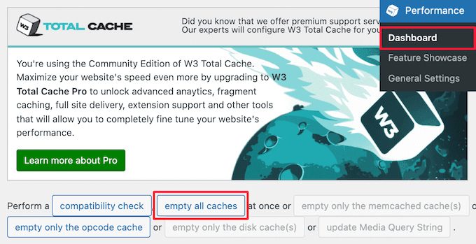 如何清除 WordPress 缓存(分步指南) clear-w3-total-cache20251107_ -7 如何清除 WordPress 缓存(分步指南) clear-w3-total-cache20251107_ -7