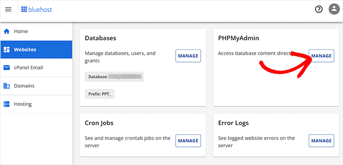 如何修复 WordPress 中建立数据库连接时出现的错误 click-manage-button-next-to-the-phpmyadmin-option20251114_ -9 如何修复 WordPress 中建立数据库连接时出现的错误 click-manage-button-next-to-the-phpmyadmin-option20251114_ -9