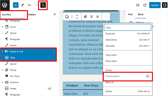 新手指南：如何使用 WordPress 区块模式 create-new-pattern-listview20251114_ -8