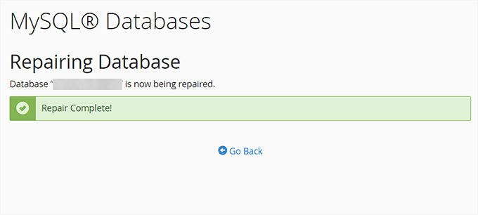 如何修复 WordPress 中建立数据库连接时出现的错误 databasr-repair-success-message-120251114_ -8 如何修复 WordPress 中建立数据库连接时出现的错误 databasr-repair-success-message-120251114_ -8