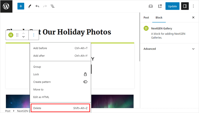 如何在 WordPress 中将 NextGEN Gallery 切换到 Envira Gallery delete-nextgen-block-min20251120_ -18 如何在 WordPress 中将 NextGEN Gallery 切换到 Envira Gallery delete-nextgen-block-min20251120_ -18