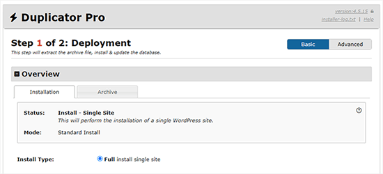 如何轻松将 WordPress 迁移到新域名(而不损失 SEO) duplicator-installer-started-55020251108_ -13 如何轻松将 WordPress 迁移到新域名(而不损失 SEO) duplicator-installer-started-55020251108_ -13