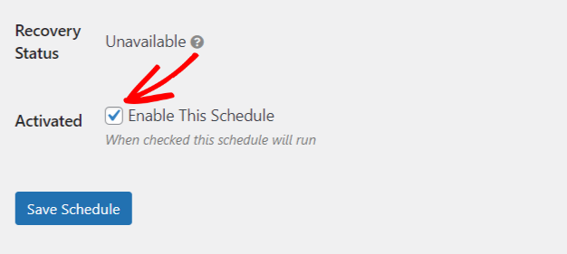 如何备份 WordPress 多站点（使用插件和不使用插件） duplicator-schedule-enable-box20251120_ -35
