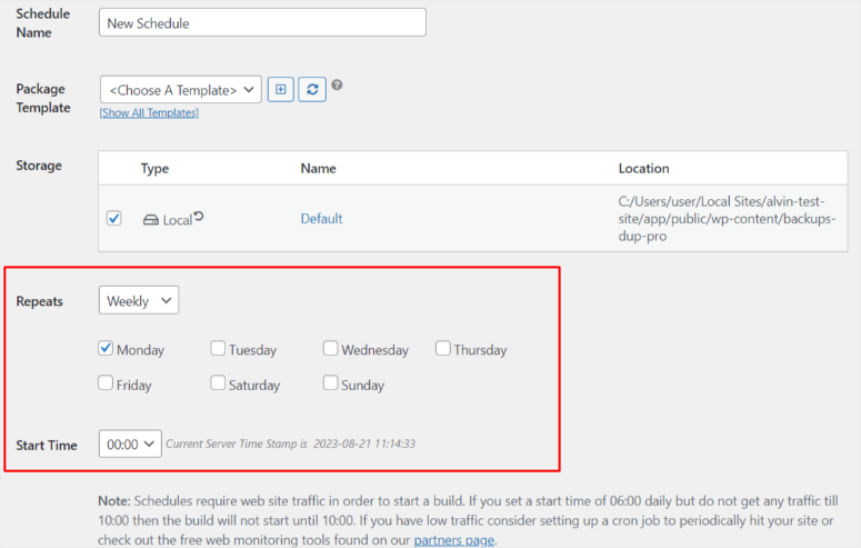 如何备份 WordPress 多站点（使用插件和不使用插件） duplicator-scheduled-backup-120251120_ -34