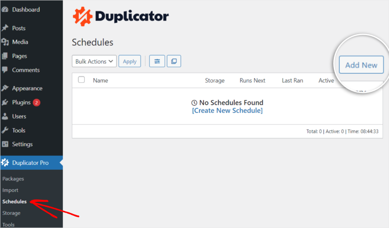 如何备份 WordPress 多站点（使用插件和不使用插件） duplicator-sheduled-backup-creation20251120_ -33
