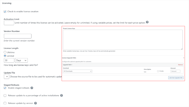 Easy Digital下载评测——这是最好的数字电商插件吗？ edd-licensing-setup20251119_ -26
