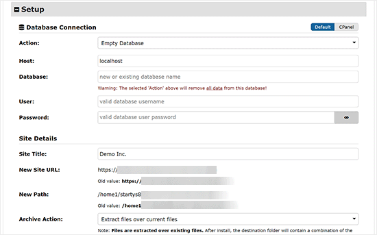 如何将 WordPress 迁移到新的主机或服务器而无需停机 enterdatabasedetails20251108_ -15 如何将 WordPress 迁移到新的主机或服务器而无需停机 enterdatabasedetails20251108_ -15