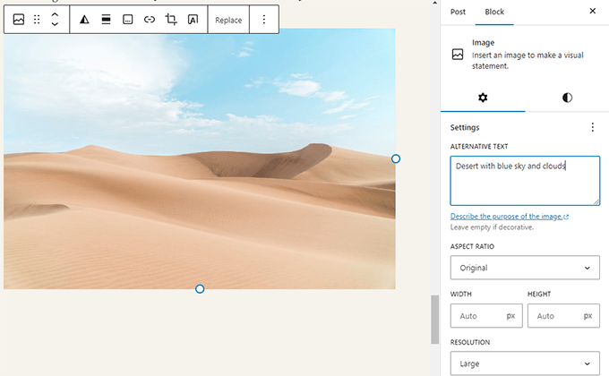 如何使用 WordPress 区块编辑器(Gutenberg 教程) image-block-settings20251114_ -21 如何使用 WordPress 区块编辑器(Gutenberg 教程) image-block-settings20251114_ -21