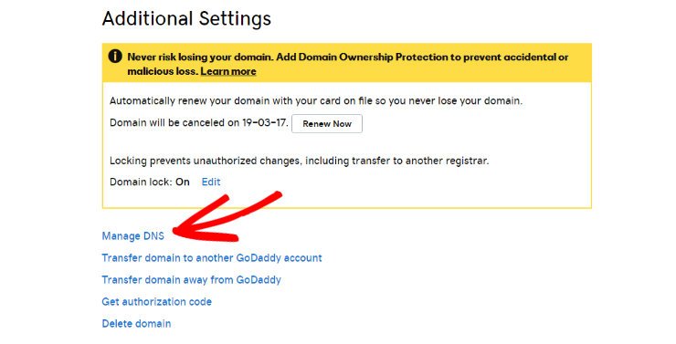 如何将 GoDaddy 网站构建器网站迁移到 WordPress manage-dns-godaddy20251123_ -8 如何将 GoDaddy 网站构建器网站迁移到 WordPress manage-dns-godaddy20251123_ -8