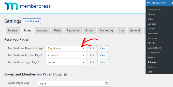 如何在 WordPress 中创建感谢页面 memberpress-choose-custom-thank-you-page-for-membership-site20251114_ -14 如何在 WordPress 中创建感谢页面 memberpress-choose-custom-thank-you-page-for-membership-site20251114_ -14