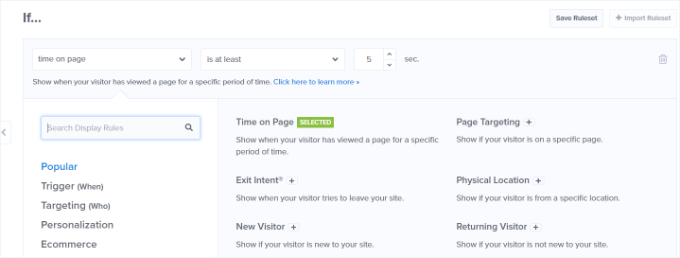 如何在 WooCommerce 中提升产品销售额(5 种简单方法) om-popular-display-rules20251114_ -7 如何在 WooCommerce 中提升产品销售额(5 种简单方法) om-popular-display-rules20251114_ -7