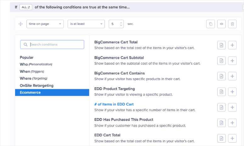 OptinMonster评测:如何提高潜在客户数量、转化率和品牌知名度? optinmonster-ecommerce-display-rules20251118_ -20 OptinMonster评测:如何提高潜在客户数量、转化率和品牌知名度? optinmonster-ecommerce-display-rules20251118_ -20