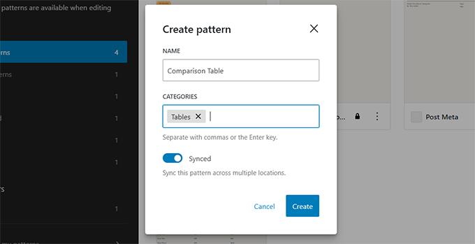 新手指南：如何使用 WordPress 区块模式 pattern-settings-fse20251114_ -13