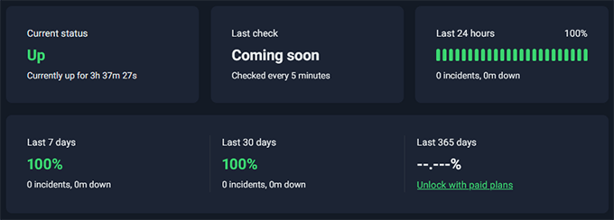 何时真正需要托管式 WordPress 主机？最佳托管式 WordPress 主机对比（2025） rapyd-cloud-uptime-test20251108_-1 -20