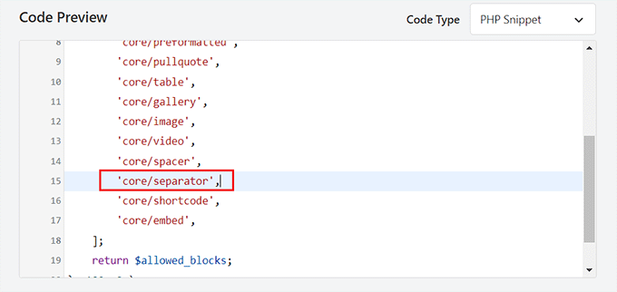 如何在 WordPress 中移除区块(4 种简单方法) remove-seperator-block-name-from-the-list20251114_ -9 如何在 WordPress 中移除区块(4 种简单方法) remove-seperator-block-name-from-the-list20251114_ -9