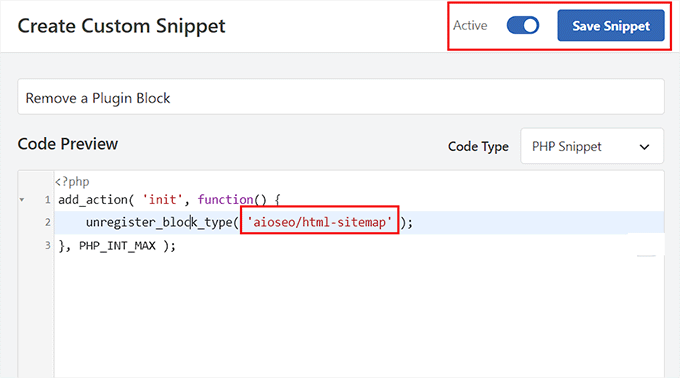 如何在 WordPress 中移除区块(4 种简单方法) save-snippet-for-removing-plugin-block20251114_ -18 如何在 WordPress 中移除区块(4 种简单方法) save-snippet-for-removing-plugin-block20251114_ -18