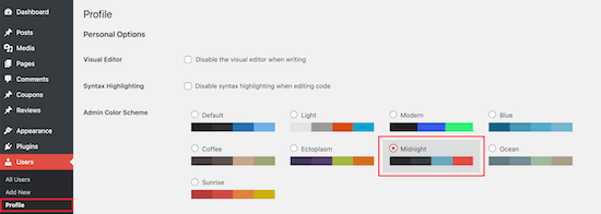 如何为您的 WordPress 网站选择完美的配色方案 select-new-admin-color-scheme20251114_ -8 如何为您的 WordPress 网站选择完美的配色方案 select-new-admin-color-scheme20251114_ -8