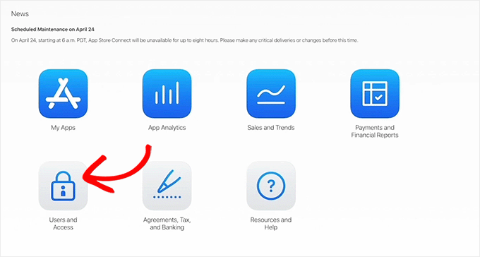 WordPress网站转换成了移动应用——以下是我学到的经验 select-users-and-access-on-apple-developers-account20251114_ -10
