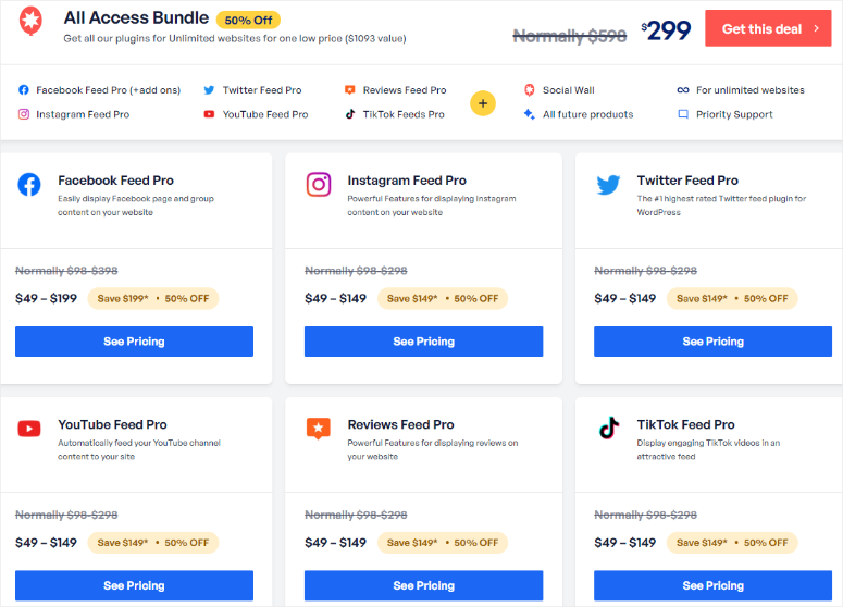 Smash Balloon 评测:这是最好的社交媒体信息流插件吗? smash-balloon-pricing20251120_ -40 Smash Balloon 评测:这是最好的社交媒体信息流插件吗? smash-balloon-pricing20251120_ -40