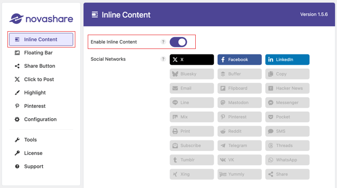 如何在 WordPress 中添加社交分享按钮(4 种简单方法) socialshare-novashare-inline-content120251114_ -4 如何在 WordPress 中添加社交分享按钮(4 种简单方法) socialshare-novashare-inline-content120251114_ -4
