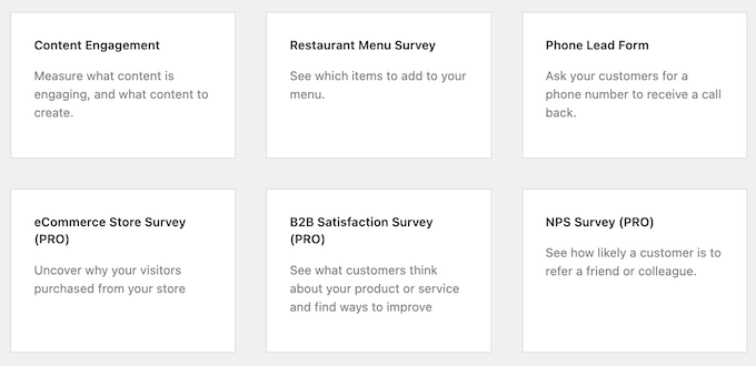 UserFeedback 评测：它是否是适合您的调查插件？ survey-feedback-templates20251114_ -8