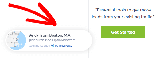 14 款最佳 WooCommerce 销售漏斗插件，助您提升转化率 trustpulse-example20251114_ -14