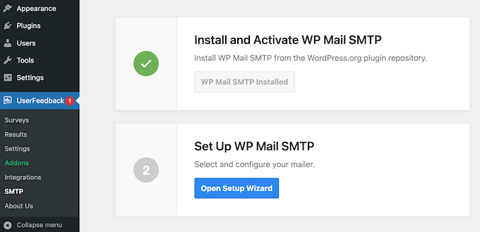 UserFeedback 评测：它是否是适合您的调查插件？ userfeedback-wpmail-smtp20251114_ -28
