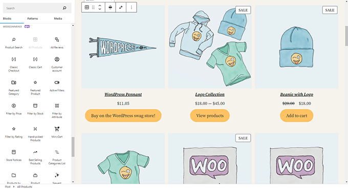 如何使用 WordPress 区块编辑器(Gutenberg 教程) woocommerce-blocks20251114_ -19 如何使用 WordPress 区块编辑器(Gutenberg 教程) woocommerce-blocks20251114_ -19