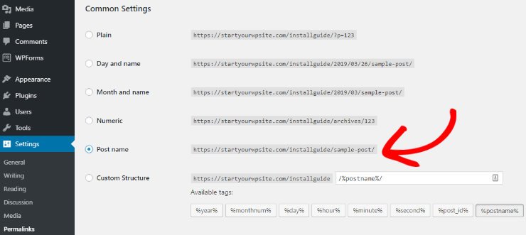 快速搭建 WordPress 网站(5 个简单步骤)如何从零开始制作网站 wordpress-permalinks20251123_ -34 快速搭建 WordPress 网站(5 个简单步骤)如何从零开始制作网站 wordpress-permalinks20251123_ -34