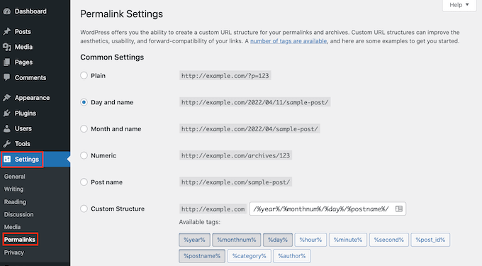 WordPress 错误排查入门指南（分步详解） wordpress-settings-permalinks20251123_ -11