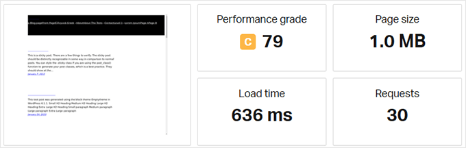 何时真正需要托管式 WordPress 主机？最佳托管式 WordPress 主机对比（2025） wordpresscom-speedtest20251108_ -31