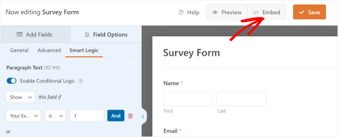 如何在 WordPress 中创建调查问卷(使用 Beautiful Reports) wpforms-embed-your-survey-form20251114_ -16 如何在 WordPress 中创建调查问卷(使用 Beautiful Reports) wpforms-embed-your-survey-form20251114_ -16