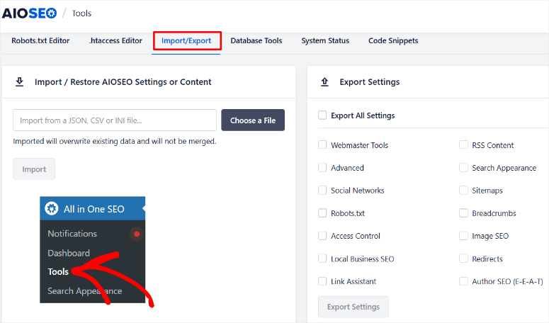 2025 年 WooCommerce SEO:如何大规模管理商店产品属性 aioseo-import-export-feature20251201_ -16 2025 年 WooCommerce SEO:如何大规模管理商店产品属性 aioseo-import-export-feature20251201_ -16
