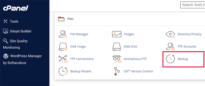 新手指南：如何从备份恢复 WordPress cpanel-backup20251201_-1 -30