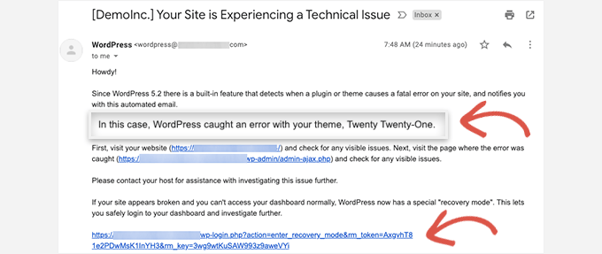 如何修复 WordPress 中的严重错误（分步指南） criticalerror-wp-theme20251201_ -6