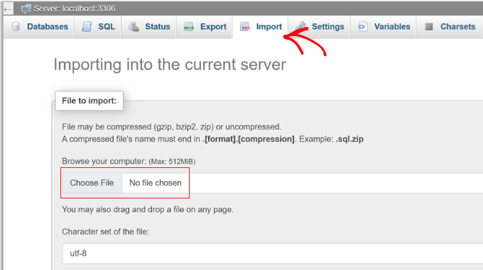 新手指南：如何从备份恢复 WordPress import-database-in-phpmyadmin-panel20251201_ -29