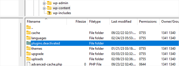 无法访问 WordPress 后台时,如何停用所有插件 plugins-deactivate-ftp20251201_ -3 无法访问 WordPress 后台时,如何停用所有插件 plugins-deactivate-ftp20251201_ -3
