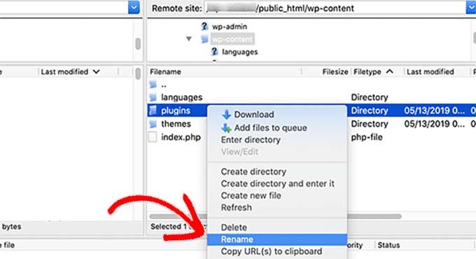 无法访问 WordPress 后台时,如何停用所有插件 rename-plugins20251201_-2 -2 无法访问 WordPress 后台时,如何停用所有插件 rename-plugins20251201_-2 -2