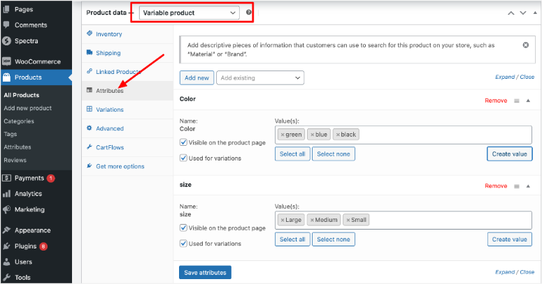 2025 年 WooCommerce SEO:如何大规模管理商店产品属性 woocommerce-adding-attributes20251201_ -2 2025 年 WooCommerce SEO:如何大规模管理商店产品属性 woocommerce-adding-attributes20251201_ -2