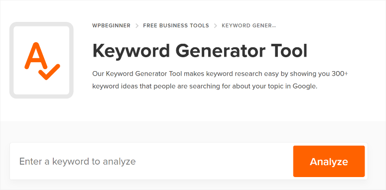 如何利用人工智能优化页面SEO(我的完整五步指南) wpbeginner-free-keyword-generator20251201_ -2 如何利用人工智能优化页面SEO(我的完整五步指南) wpbeginner-free-keyword-generator20251201_ -2