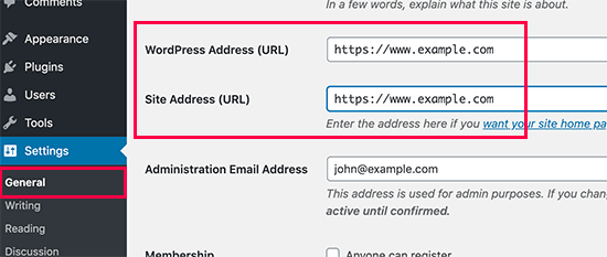 如何修复 WordPress 登录页面刷新和重定向问题 wpurlsettings20251201_ -5